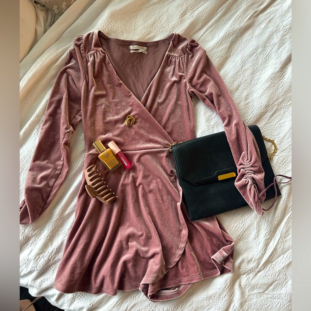Velvet + Leopard Dress